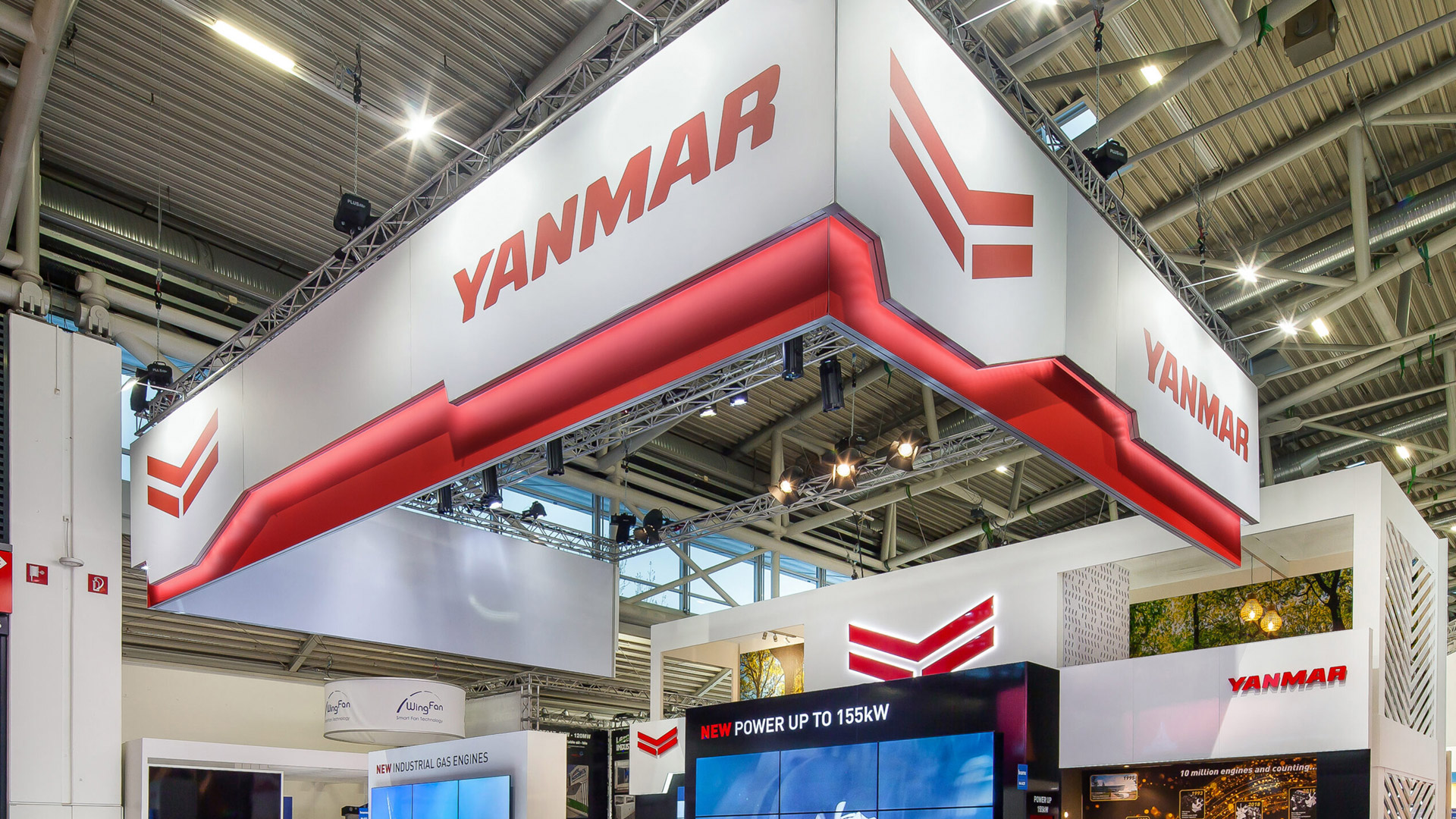 Yanmar Europe stand design Studio Gagarin